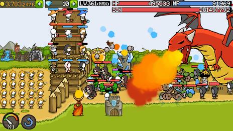 Grow Castle - Tower Defense Tangkapan skrin 2