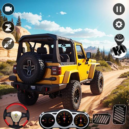 Offroad 4x4 Jeep Driving Games Tangkapan skrin 0