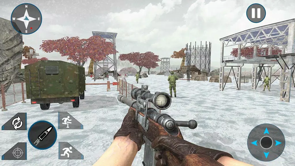 Army Sniper Desert 3D Shooter 2019 スクリーンショット 1
