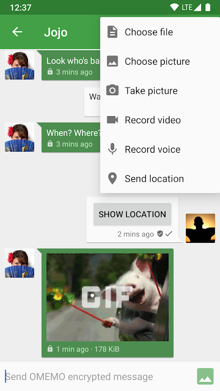 Conversations (Jabber / XMPP) Screenshot 1