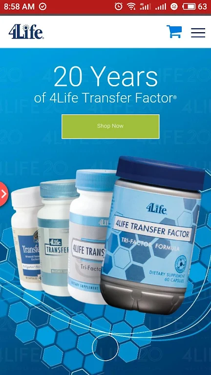 4Life Login Capture d'écran 1