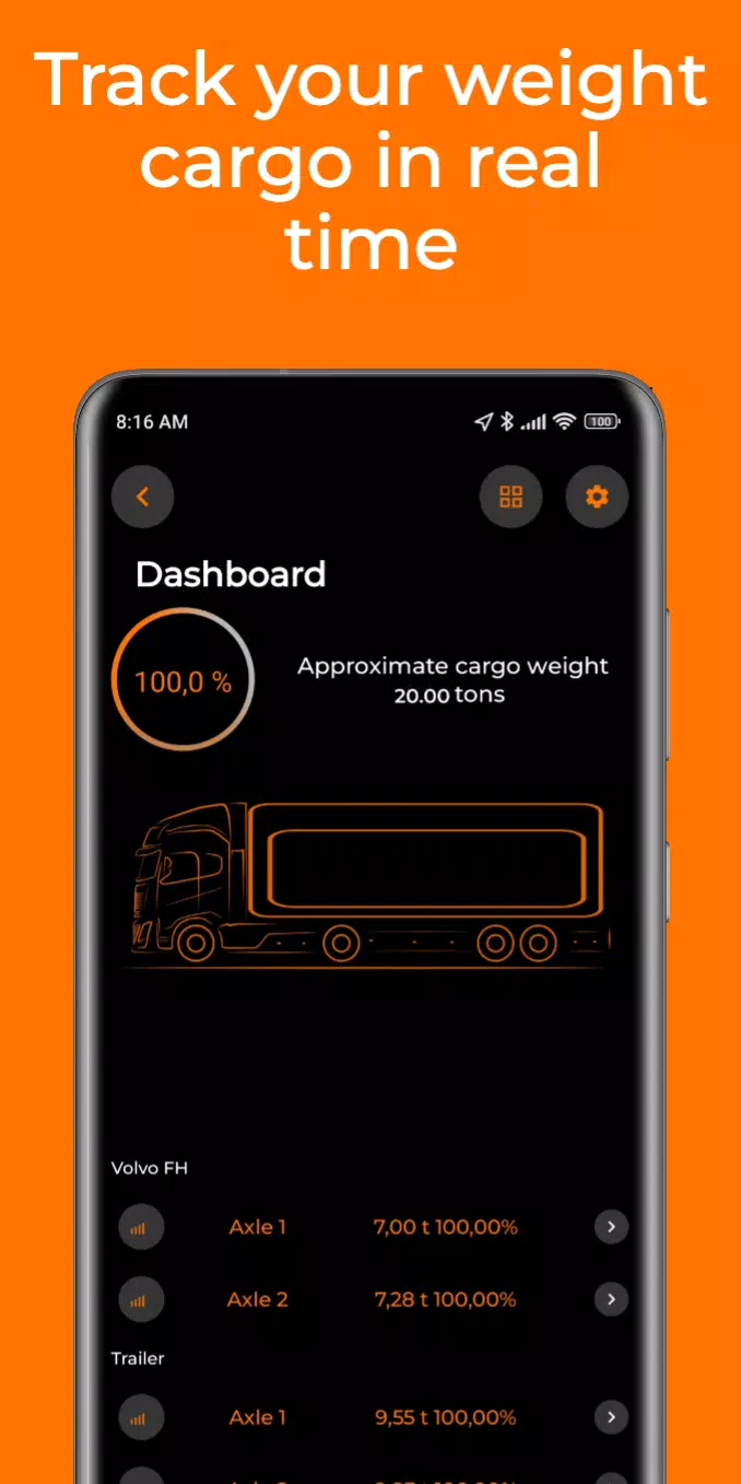 Axle Load System Captura de tela 2