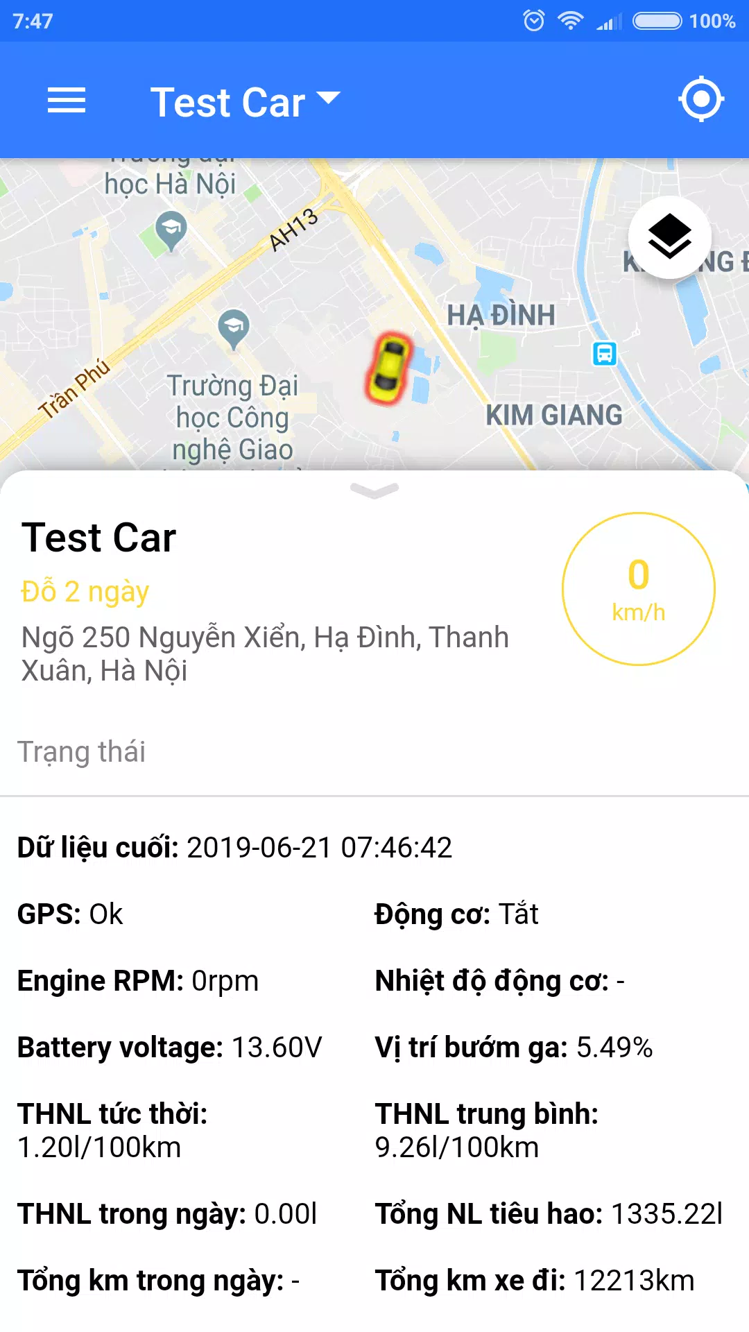 Schermata OBD Viet 2