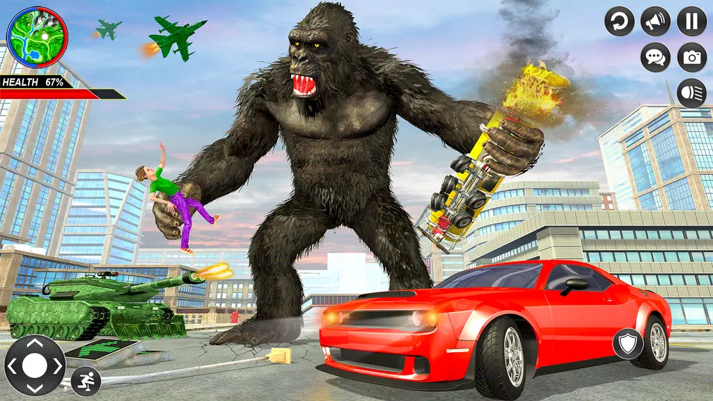 King Kong Gorilla City Attack Tangkapan skrin 2