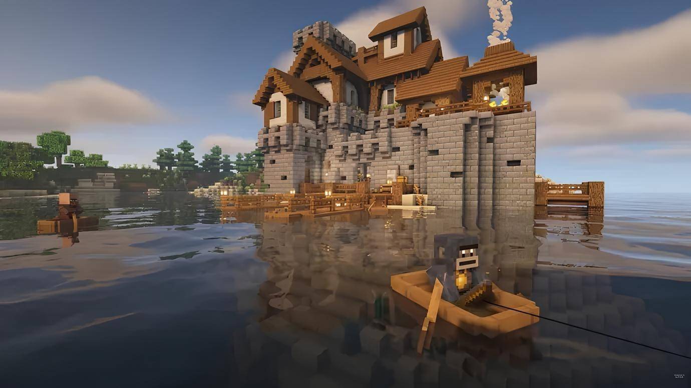 Water kasteel minecraft