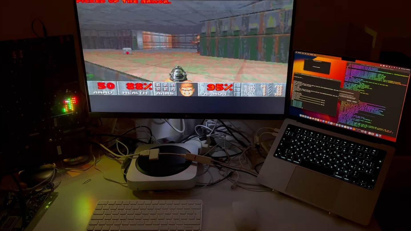 DoomはAppleのLightning/HDMIアダプターで発売されました