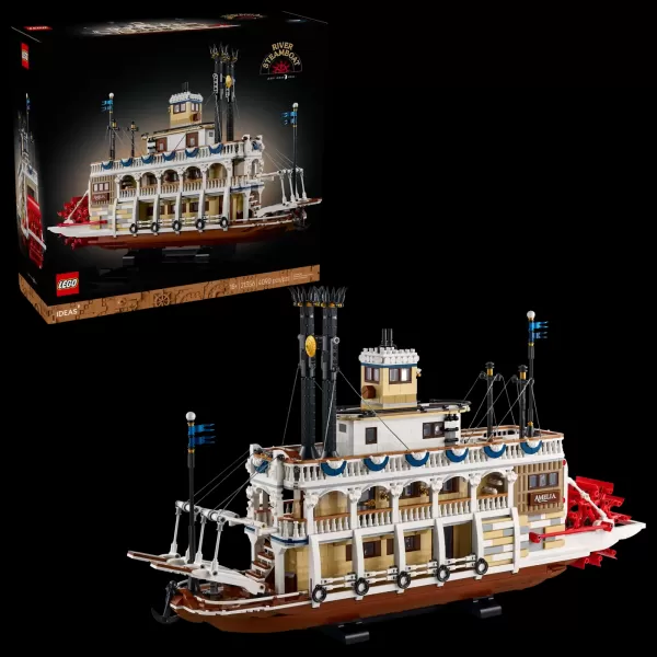 LEGO onthult een prachtig rivier Steamboat Model dat klassieke Americana viert