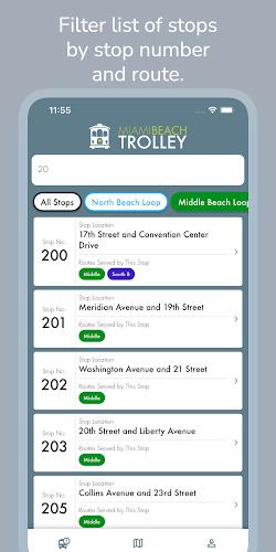 Miami Beach Trolley Tracker Schermafbeelding 1