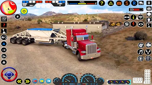 American Cargo Truck Games Sim Captura de pantalla 2