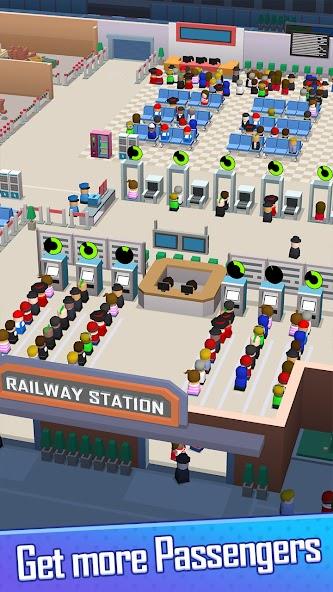 Railway Tycoon - Idle Game Mod Capture d'écran 3