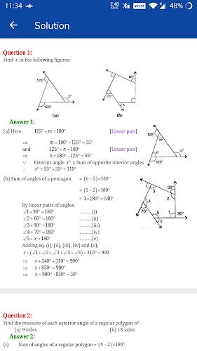 Class 8 Maths Solution NCERT Zrzut ekranu 2