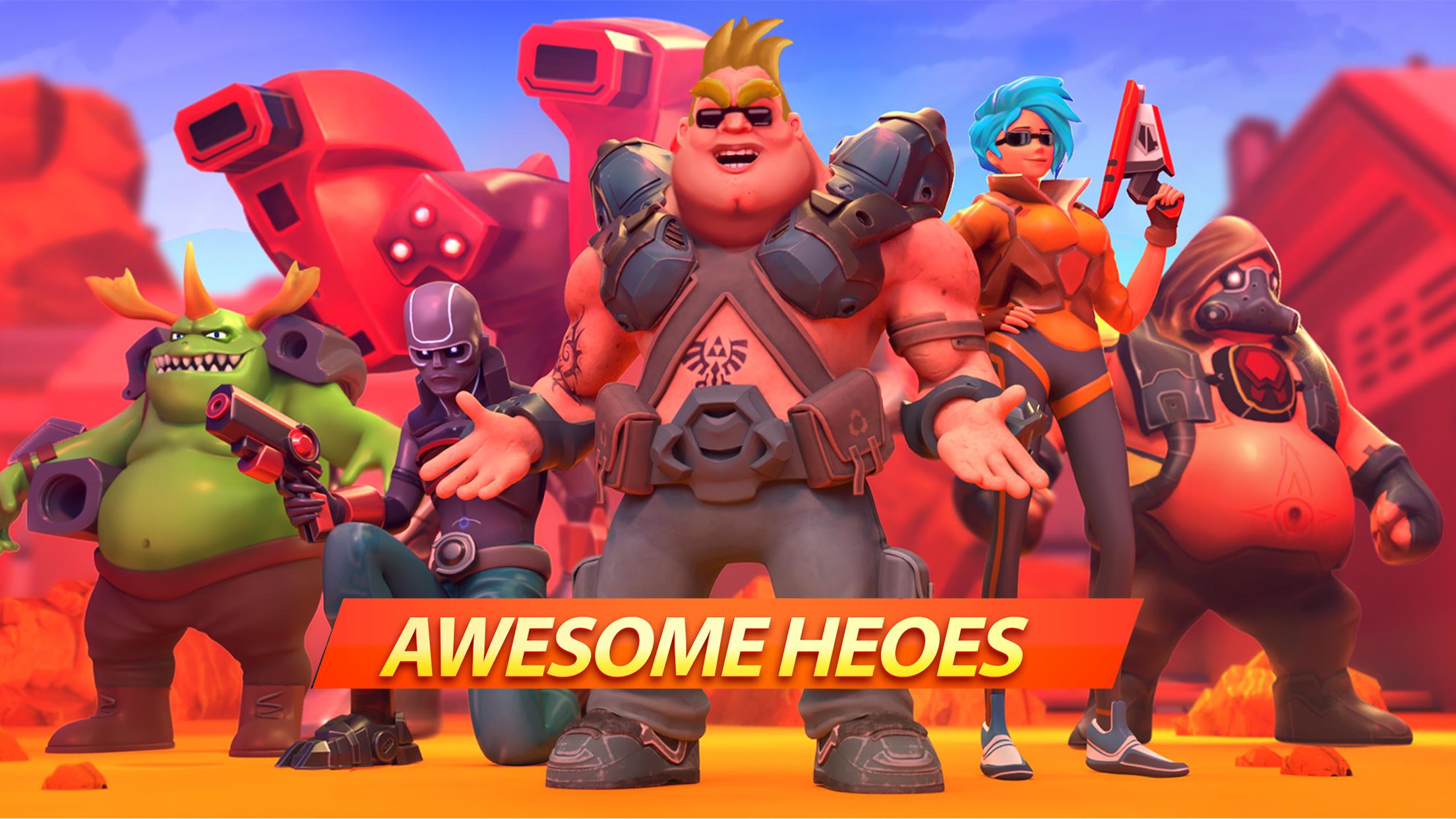 Frag Hero Shooter Mad Heroes Screenshot 0