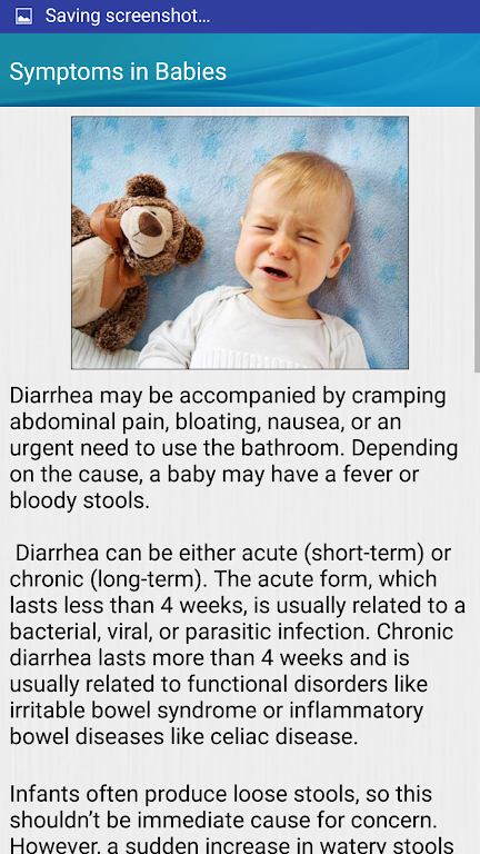 Diarrhea and Dehydration Help Schermafbeelding 2