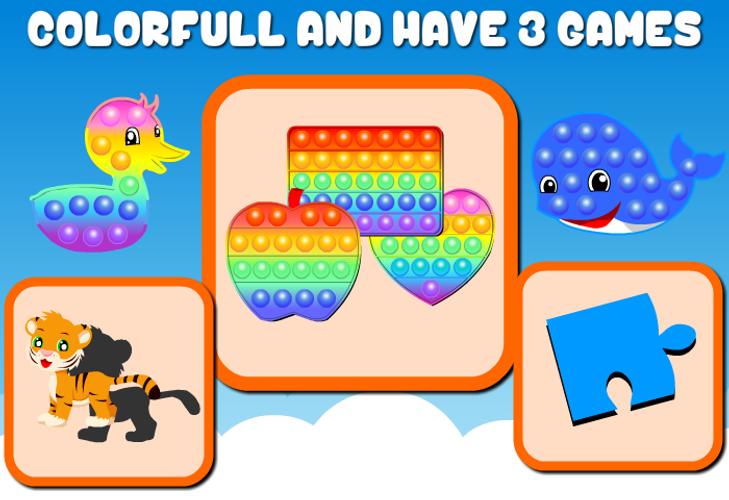 Pop it Fidget Toys antistress Captura de tela 1