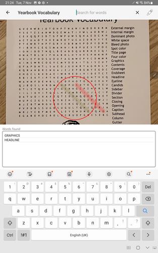 Word Search Scanner and Solver Скриншот 0
