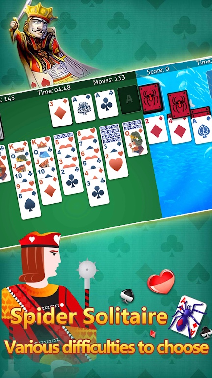 klondike solitaire :card shark 螢幕截圖 0