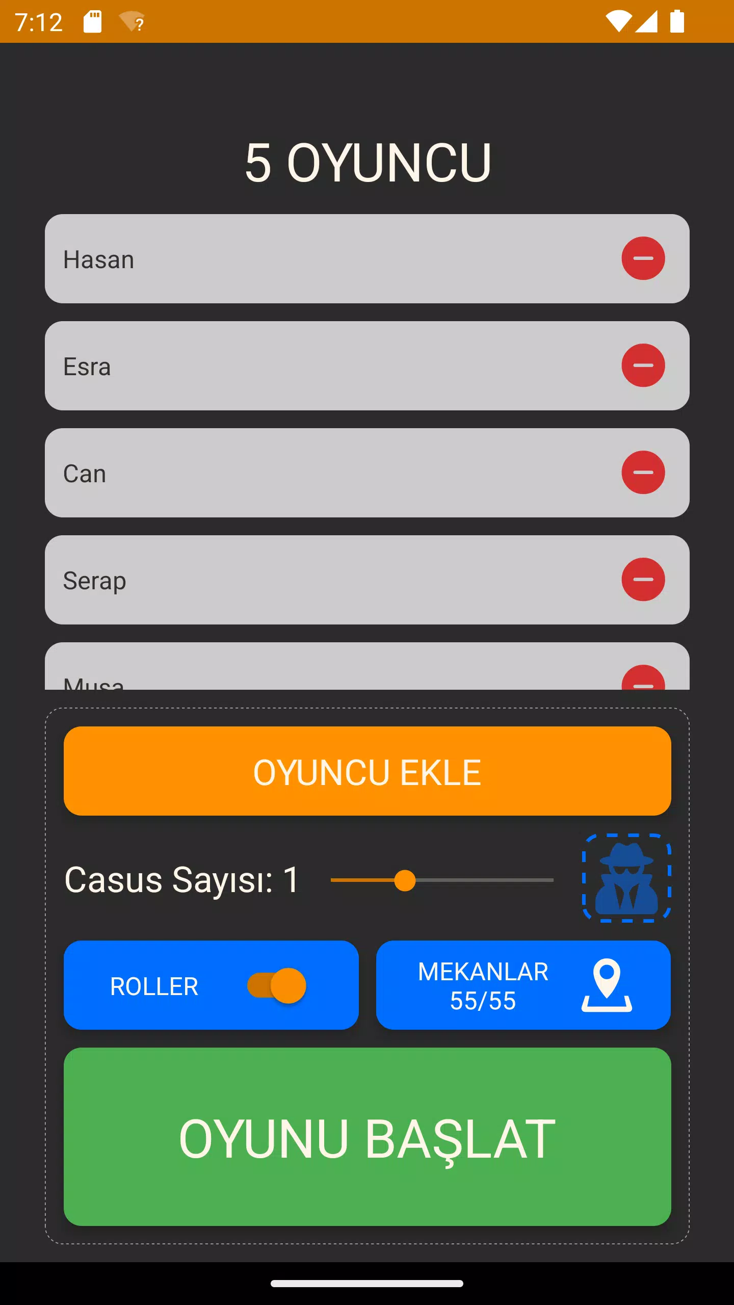 Spyfall Capture d'écran 0