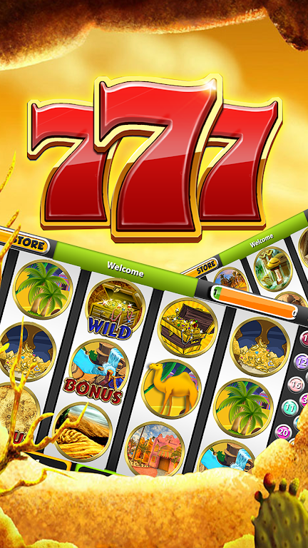 Desert Treasure Slot Machine 7 স্ক্রিনশট 1