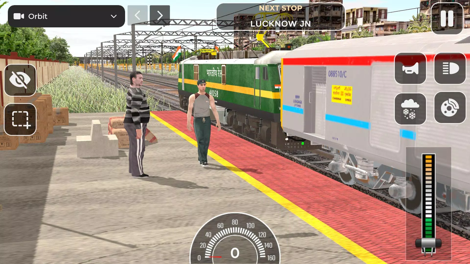 Indian Railway Train Simulator Schermafbeelding 1