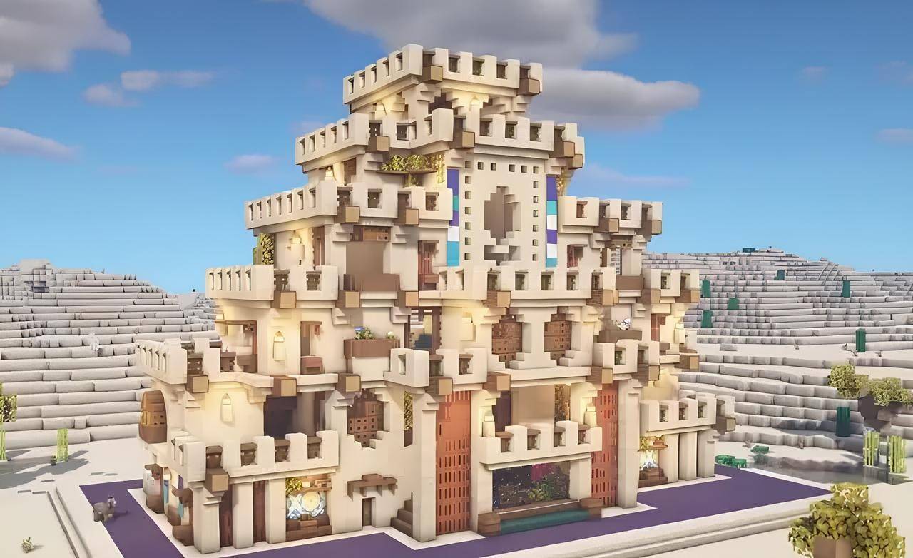 သဲကန္တာရ Castle Minecraft