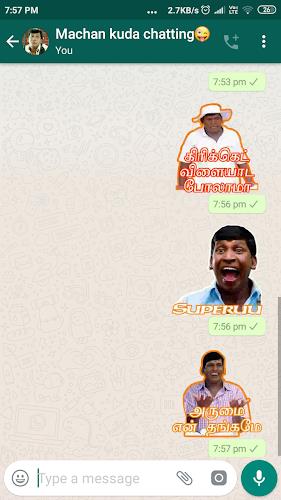 Tamil Stickers: WAStickerApps Captura de tela 3