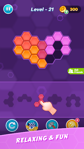 Hexa Puzzle Guru Tangkapan skrin 1