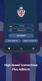 VPN UK: Fast VPN with Adblock 螢幕截圖 3