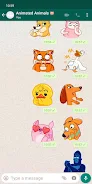 Schermata Animals Stickers WAStickerApps 1