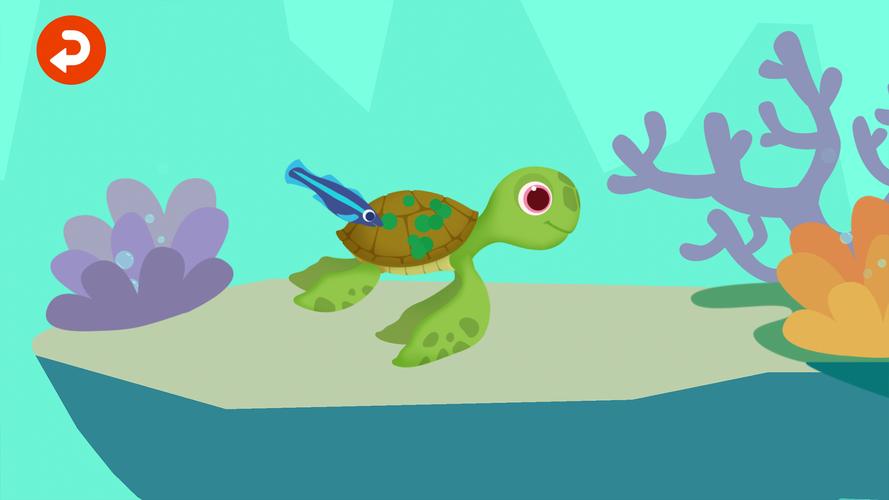 恐龍水族館 - 兒童海洋遊戲 螢幕截圖 1