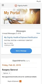 my portal. by Dignity Health 螢幕截圖 0