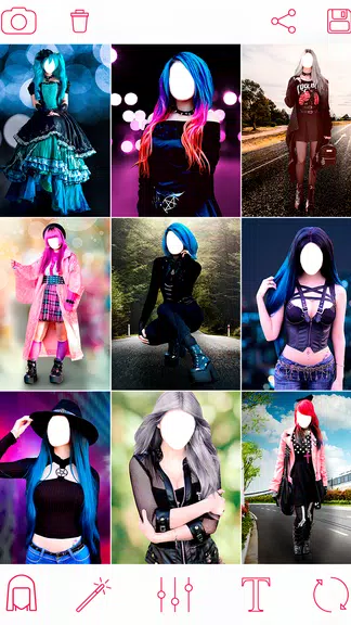 Emo Makeup & Gothic Photo App Screenshot 2