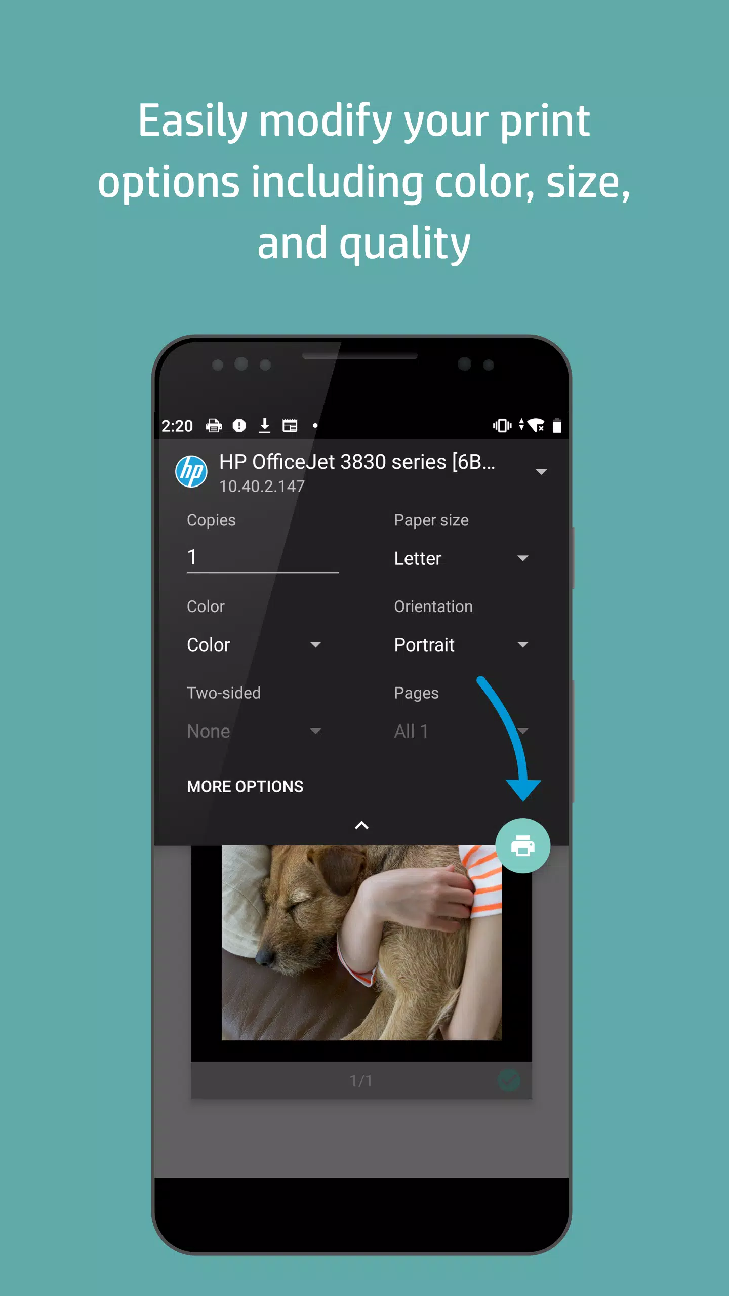 Подключаемый модуль для печати Скриншот 3