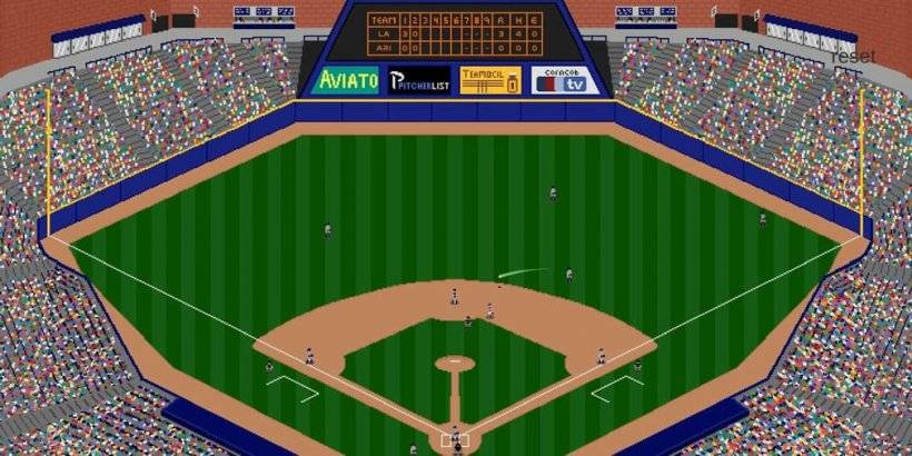 Verwalten und bauen Sie Ihr Team im Simulator von Bitball Baseball mit niedrigem Aufliegen und bauen Sie sie auf