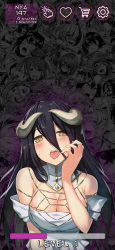 Ahegao Clicker Captura de pantalla 1