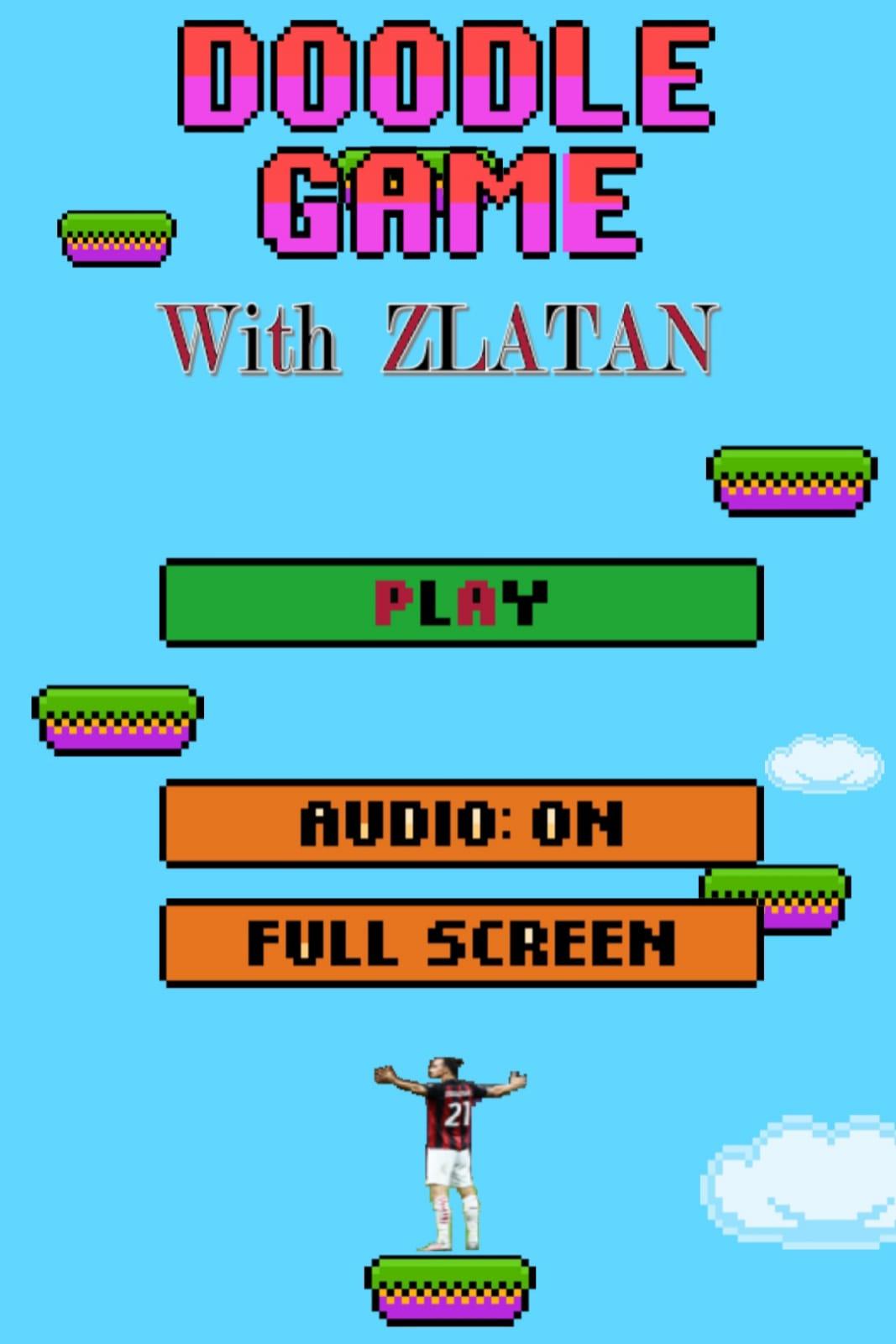 Doodle Zlatan Ibrahimovic Jump Schermafbeelding 0