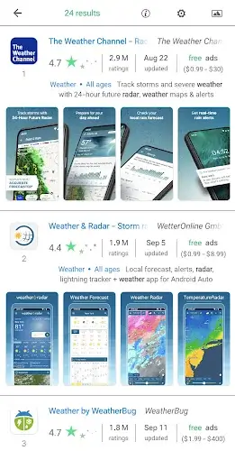 Schermata App Finder 1