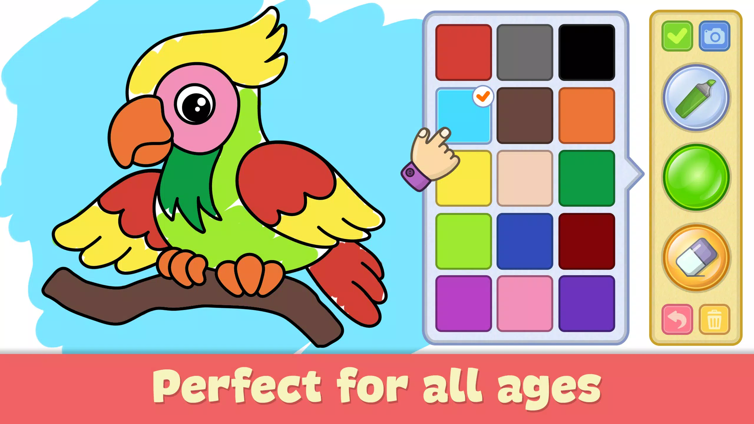 Kids Coloring & Drawing Games Screenshot 0