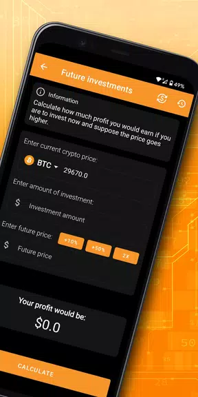 Crypto Calculator Capture d'écran 1