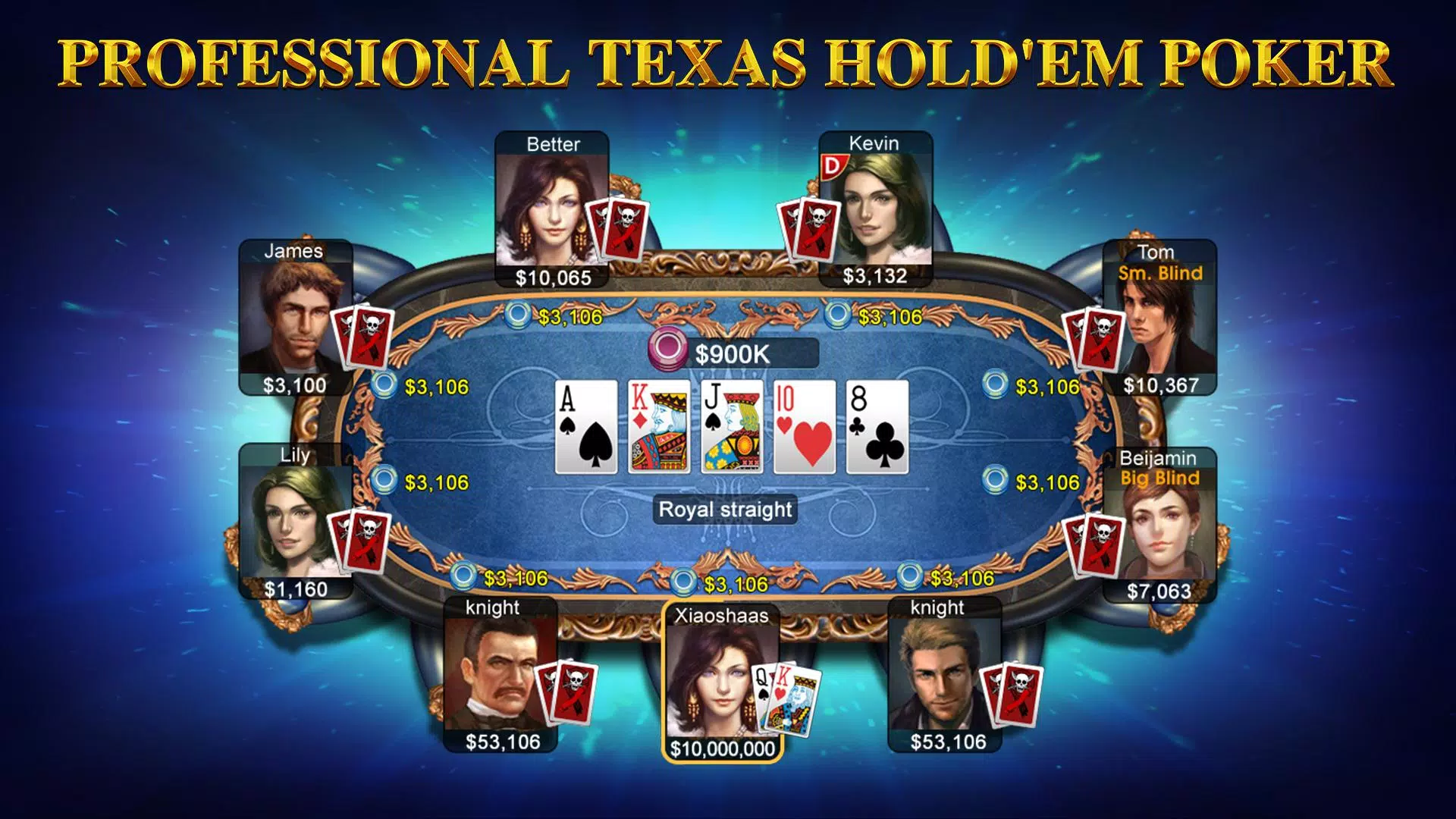 DH Texas Poker Schermafbeelding 0