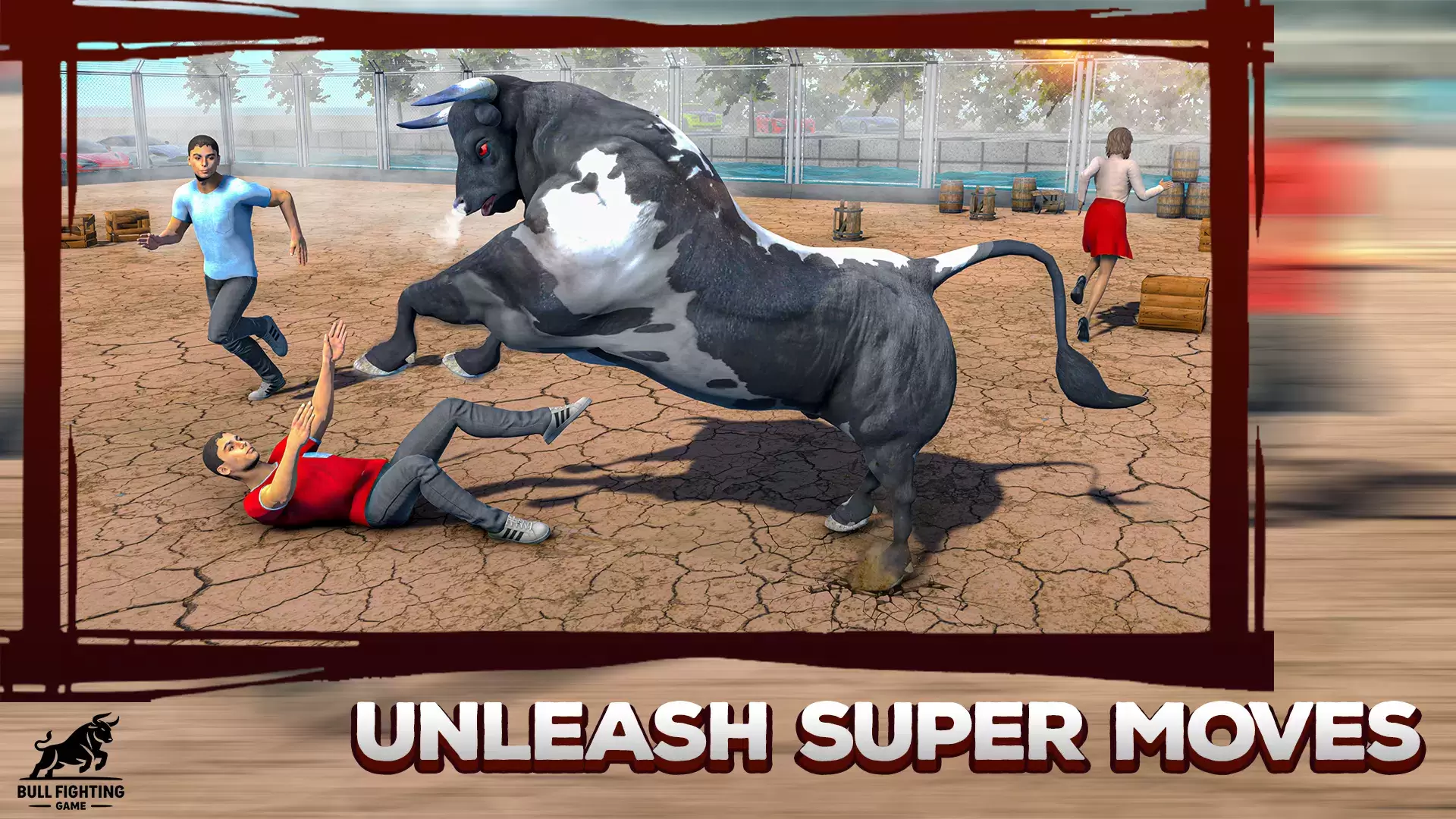 Bull Fighting Game: Bull Games Capture d'écran 2