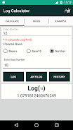 Log Calculator 스크린샷 1