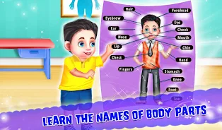 Kids Learning Human Bodyparts Screenshot 1