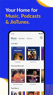 JioSaavn - Music & Podcasts Screenshot 0