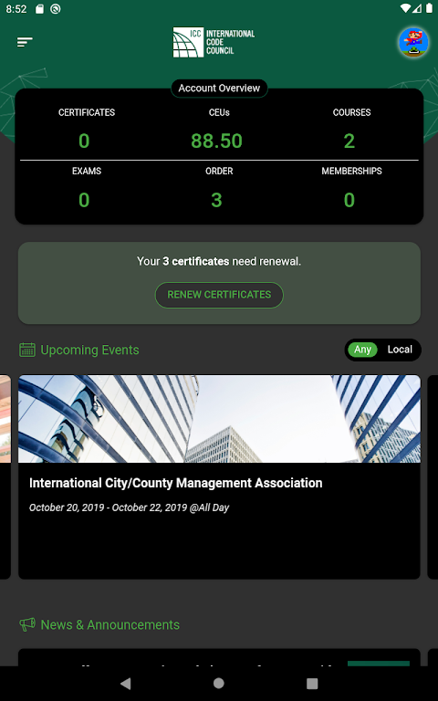 myICC by the Code Council 스크린샷 0