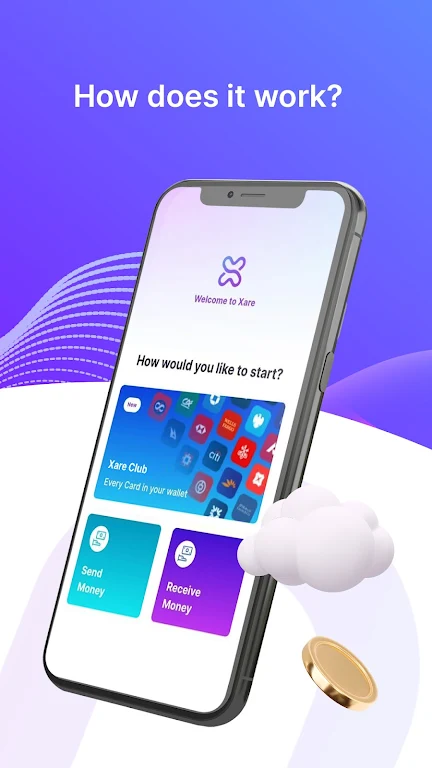 Xare - Share Debit,Credit card Tangkapan skrin 2