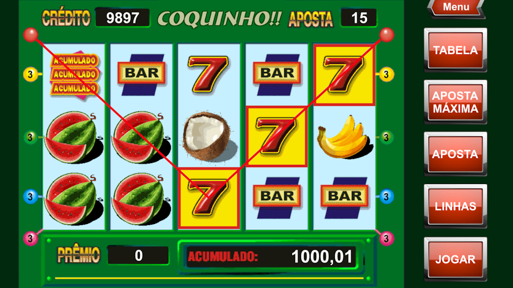 Caça Níquel do Coquinho应用截图第1张