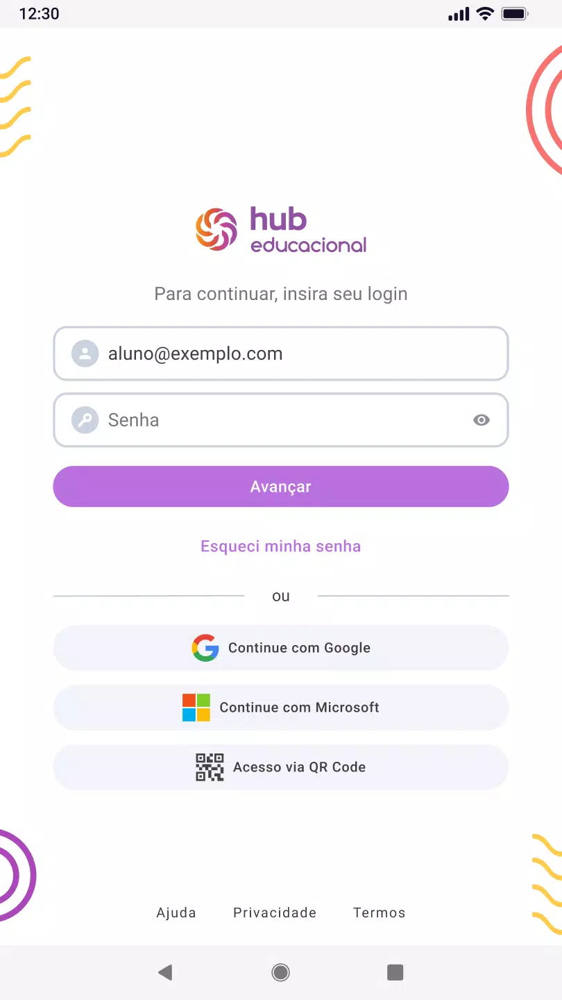 Hub Educacional 螢幕截圖 0
