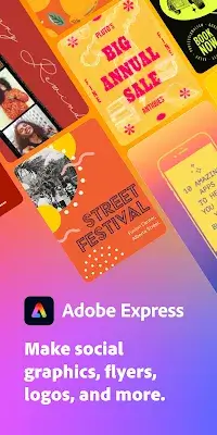 Adobe Express: Graphic Design スクリーンショット 0