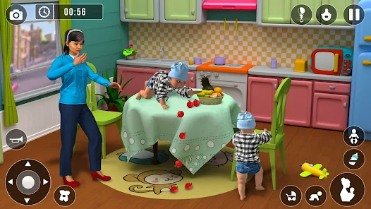 Mother Simulator: Mom Games 3D Zrzut ekranu 2