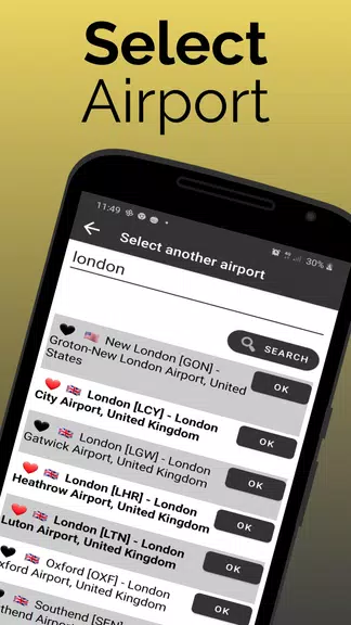 Brussels Airport Flight Info Zrzut ekranu 2